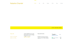 Desktop Screenshot of natashachandel.com