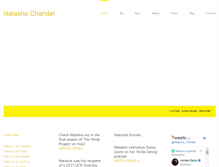 Tablet Screenshot of natashachandel.com